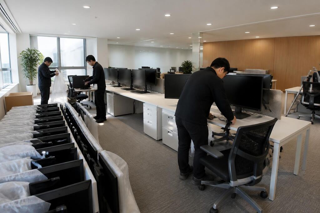 서울 강북구 모니터 렌탈 작업 범위와 현장 조건 이미지