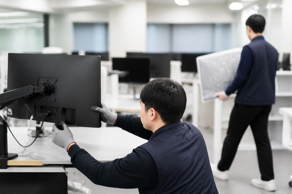 서울 서대문구 모니터 렌탈 작업 범위와 현장 조건 이미지