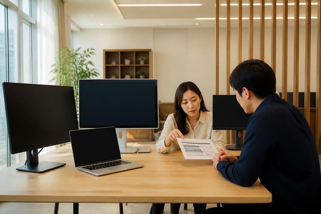 서울 송파구 모니터 렌탈 이미지