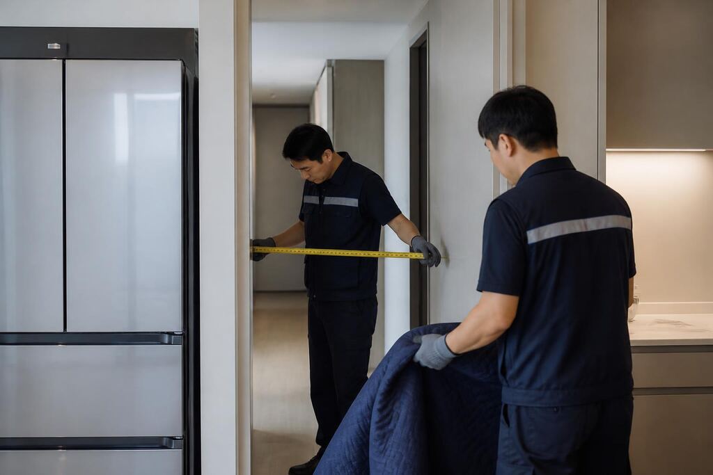 서울 서대문구 냉장고 렌탈 작업 범위와 현장 조건 이미지