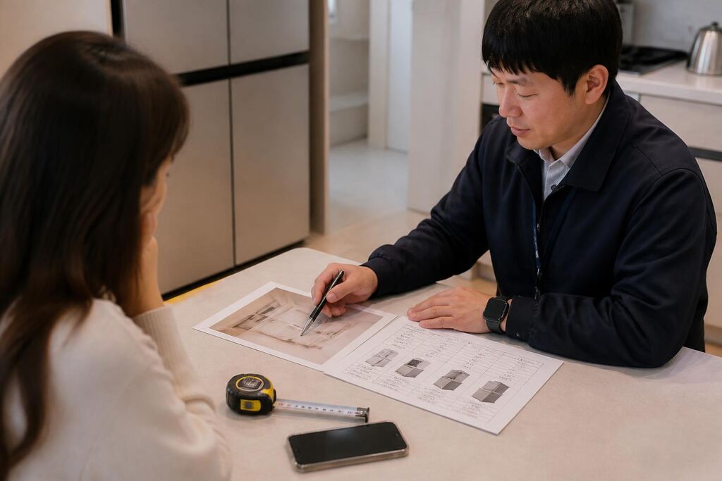 서울 송파구 냉장고 렌탈 작업 범위와 현장 조건 이미지