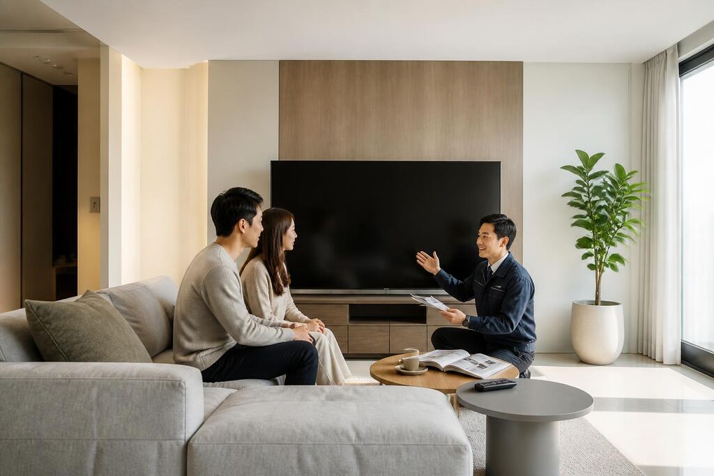 서울 중구 TV 렌탈 이미지