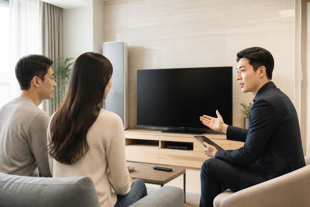 서울 중랑구 TV 렌탈 이미지
