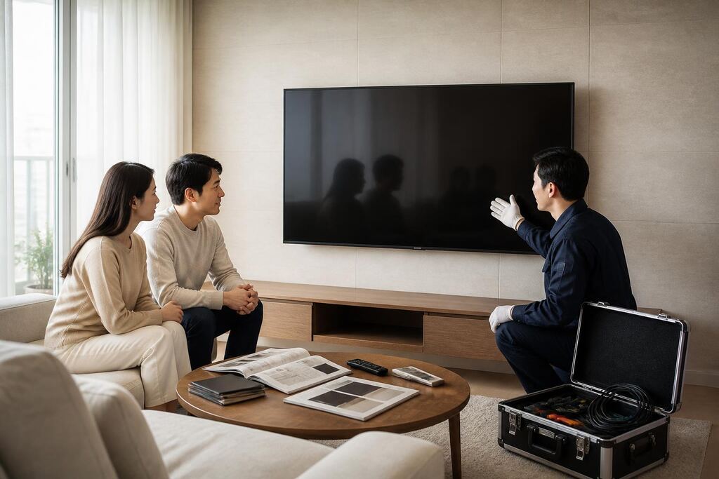 서울 도봉구 TV 렌탈 이미지