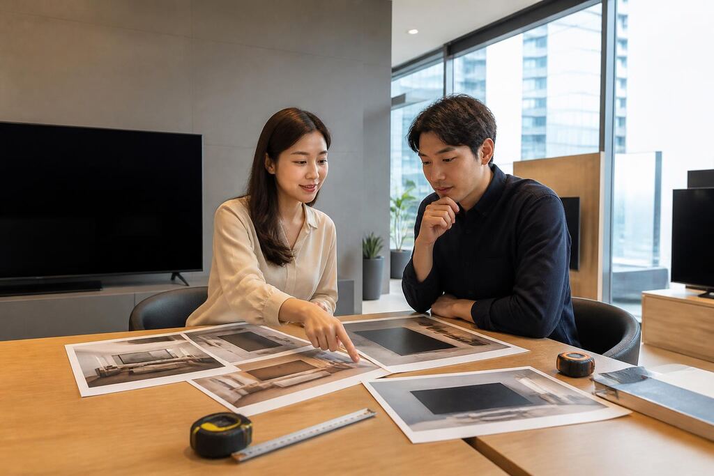 서울 양천구 TV 렌탈 작업 범위와 현장 조건 이미지