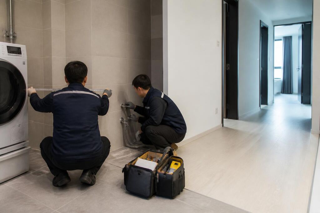서울 서대문구 세탁기 렌탈 작업 범위와 현장 조건 이미지