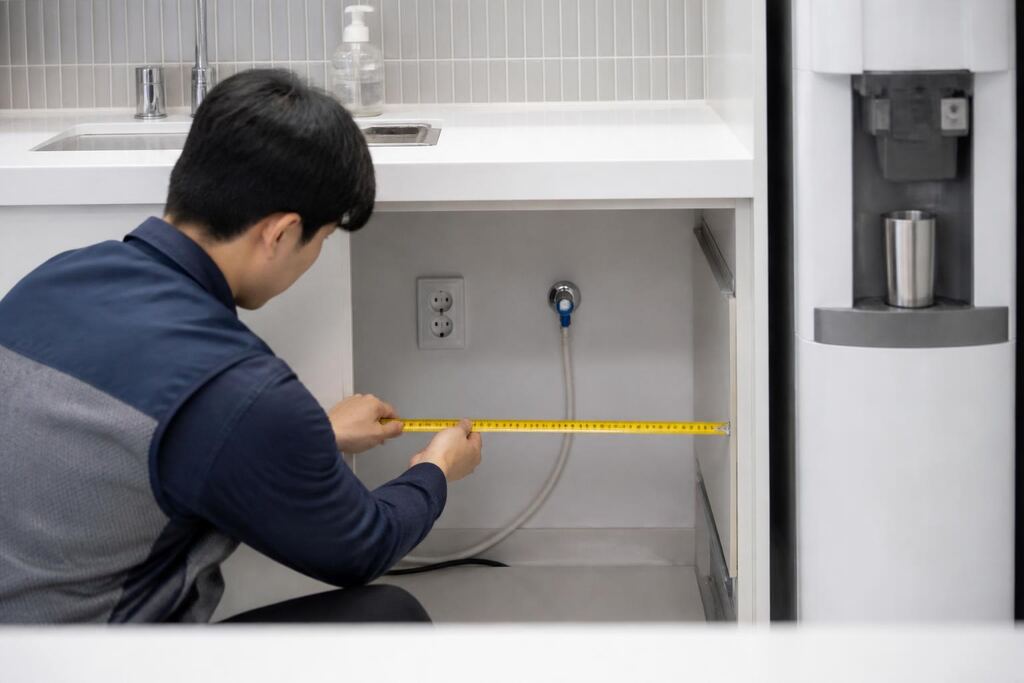 서울 성동구 정수기 렌탈 작업 범위와 현장 조건 이미지