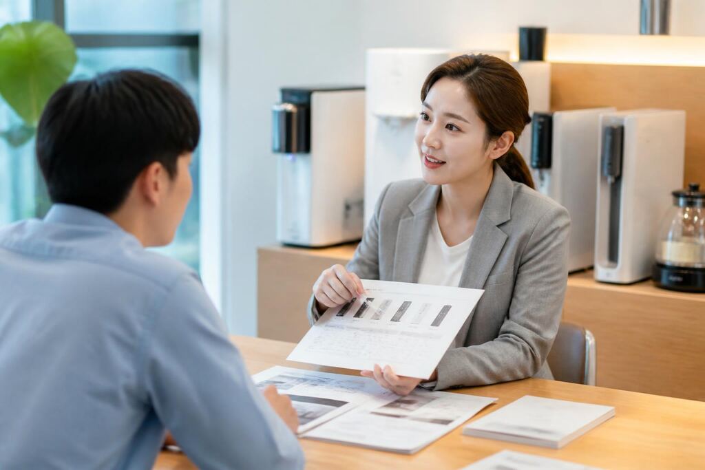 서울 금천구 정수기 렌탈 비용과 업체 비교 정보 이미지