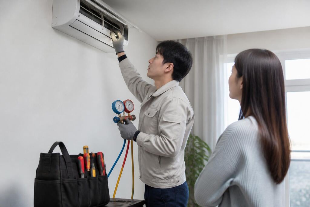 서울 용산구 에어컨 냉매충전 이미지