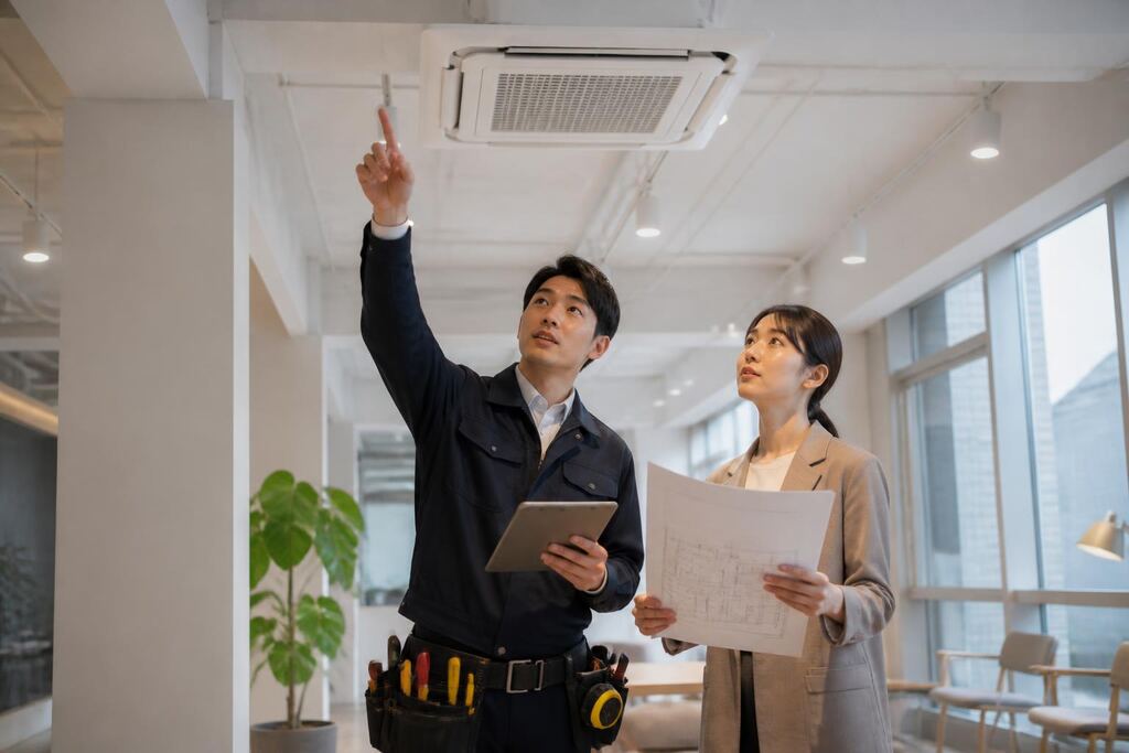 서울 중랑구 사무실·상가 에어컨 설치 이미지