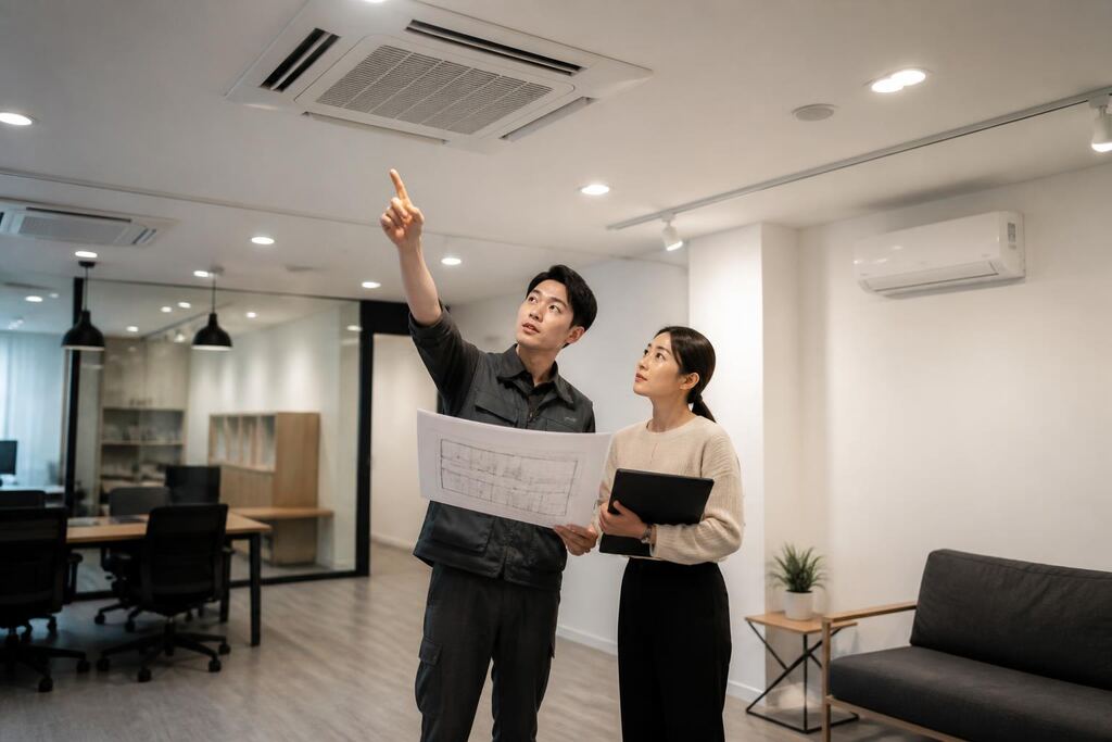 서울 성북구 사무실·상가 에어컨 설치 이미지