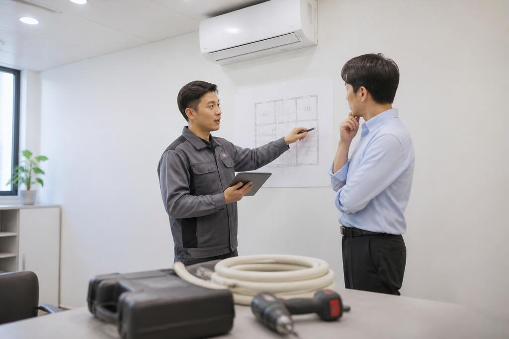 서울 은평구 사무실·상가 에어컨 설치 이미지
