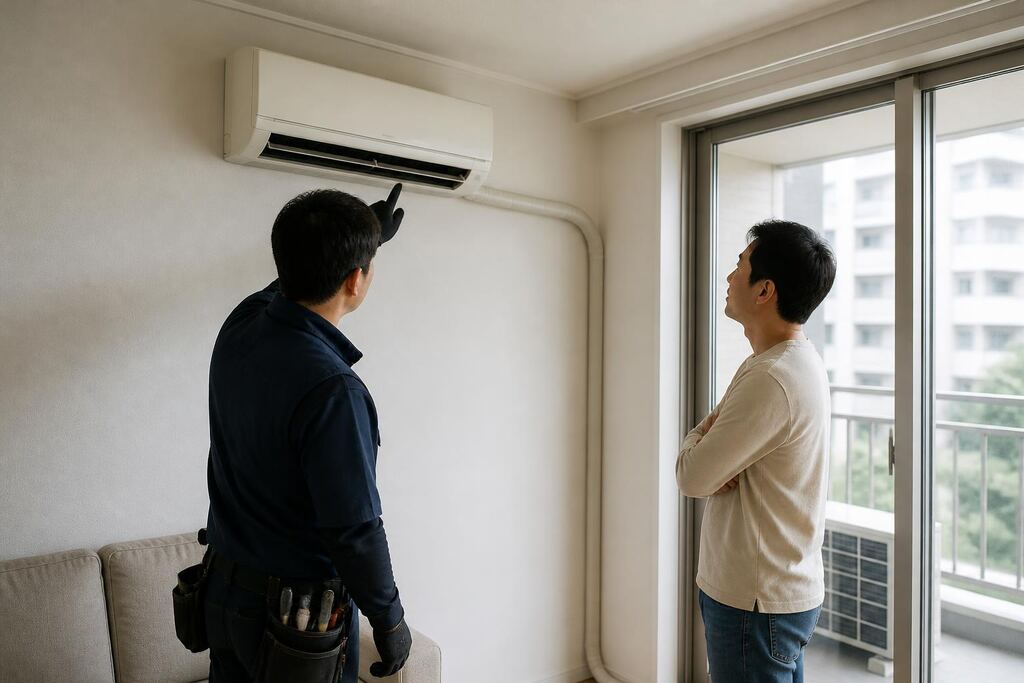 서울 서초구 에어컨 철거 이미지