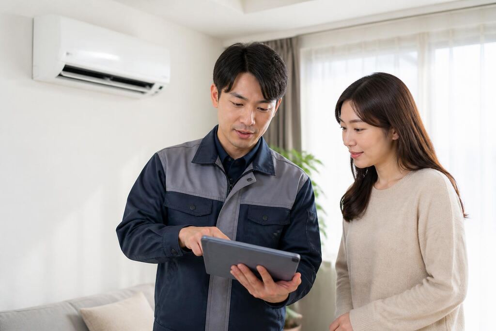 서울 성북구 에어컨 수리 이미지