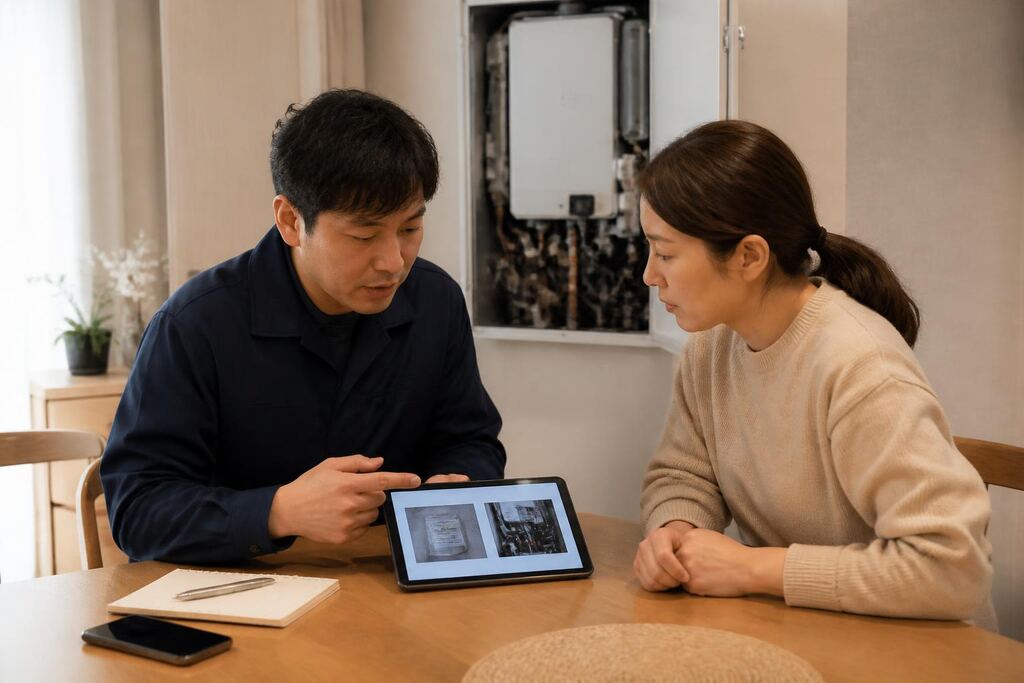 서울 도봉구 보일러 수리 작업 범위와 현장 조건 이미지