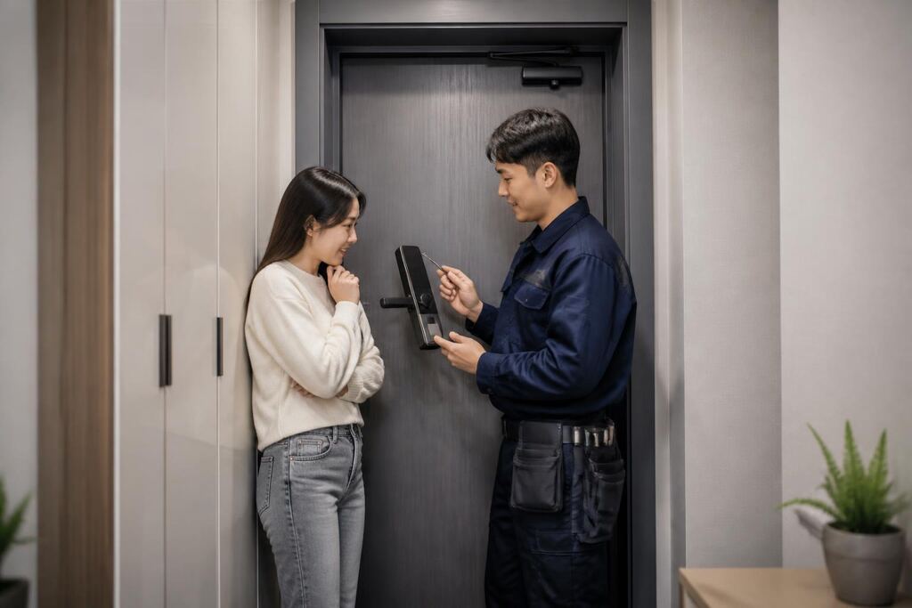 서울 강북구 도어락 설치·수리 이미지