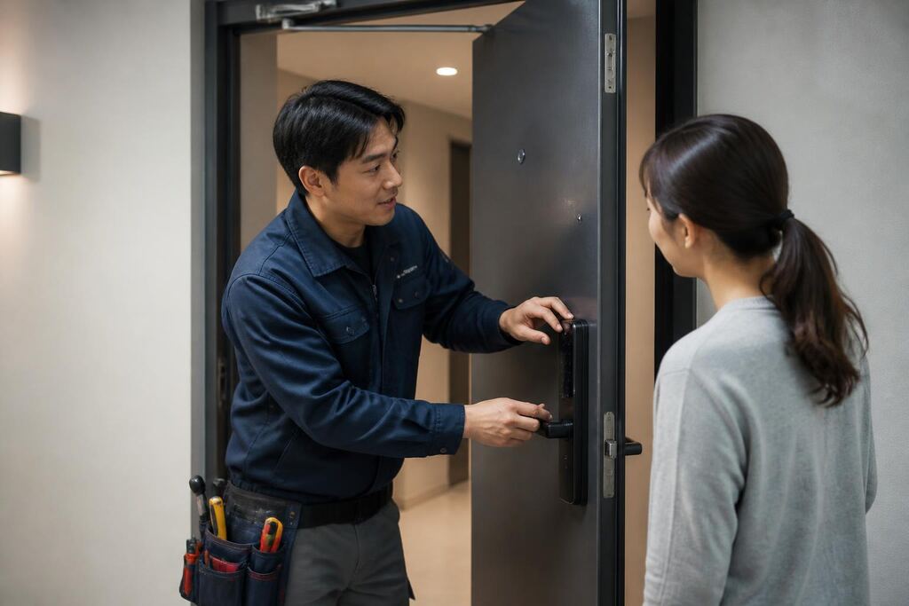 서울 강남구 도어락 설치·수리 이미지
