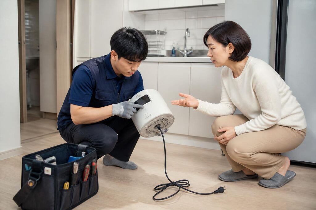 서울 금천구 기타 가전수리 작업 범위와 현장 조건 이미지