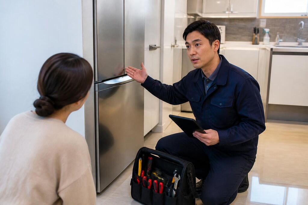 서울 성북구 냉장고 수리 비용과 업체 비교 정보 이미지