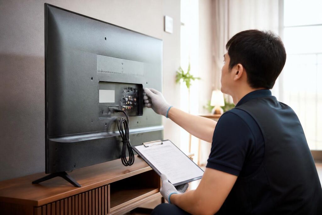 서울 강북구 TV 수리 작업 범위와 현장 조건 이미지