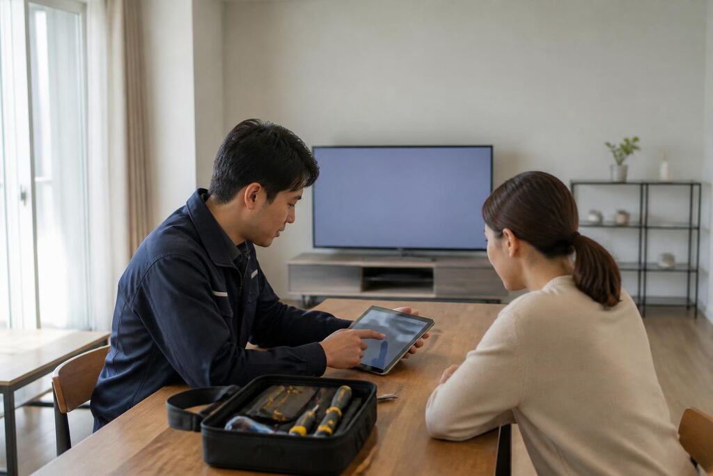 서울 관악구 TV 수리 비용과 업체 비교 정보 이미지