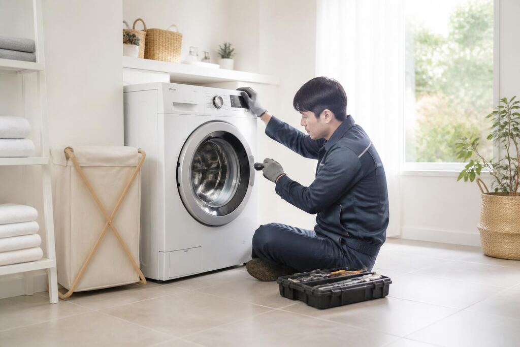 서울 성동구 세탁기 수리 이미지