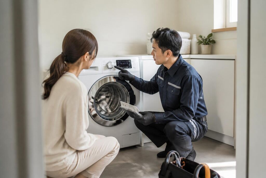 서울 성북구 세탁기 수리 이미지