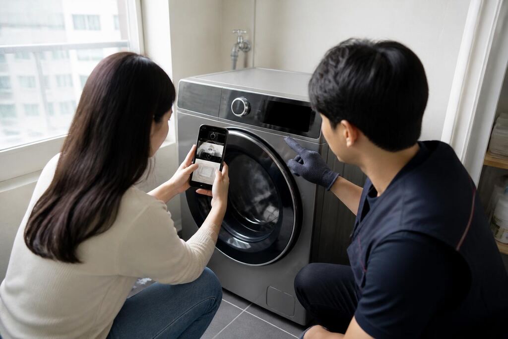 서울 강서구 세탁기 수리 작업 범위와 현장 조건 이미지