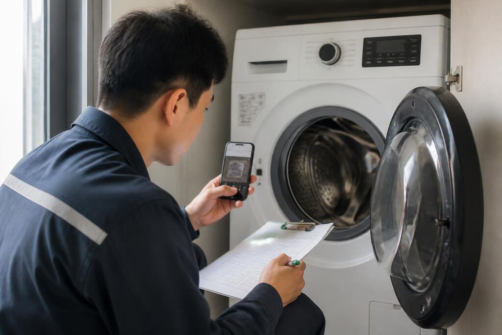 서울 금천구 세탁기 수리 작업 범위와 현장 조건 이미지
