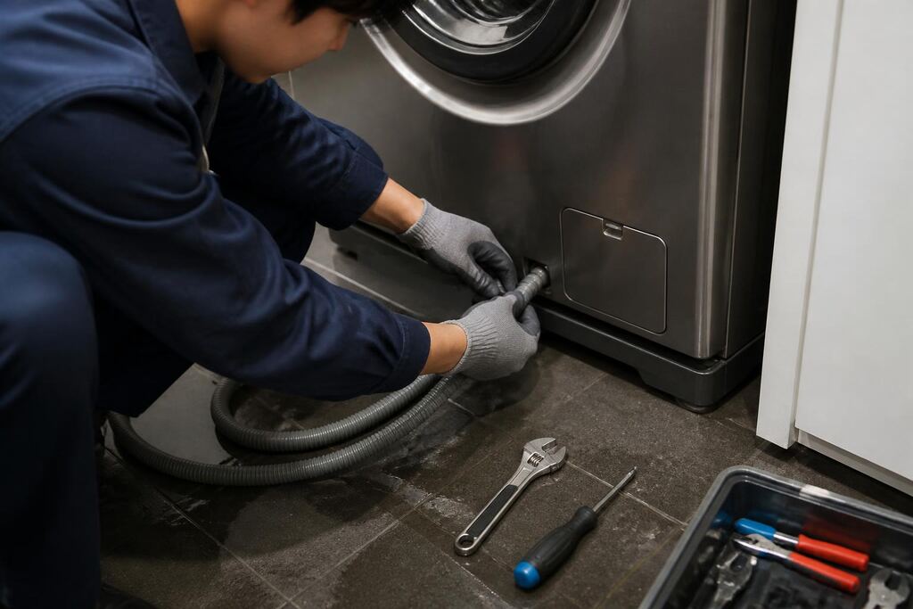 서울 강남구 세탁기 수리 작업 범위와 현장 조건 이미지