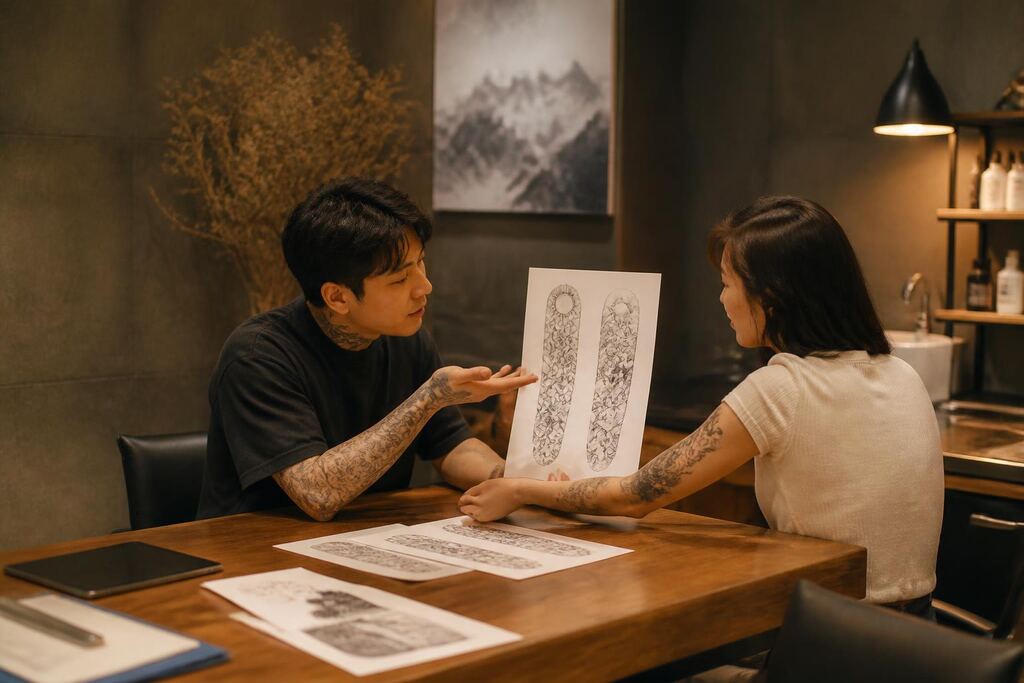 서울 강서구 블랙워크 타투 비용과 업체 비교 정보 이미지