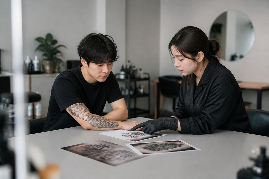 서울 관악구 커버업 타투 이미지
