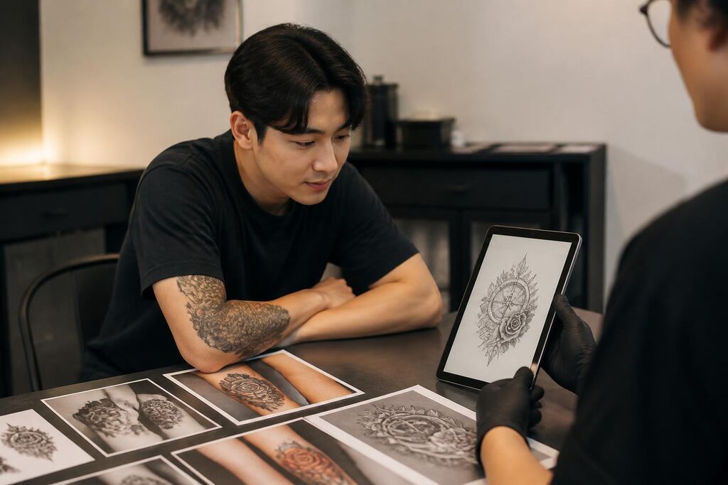 서울 서초구 커버업 타투 이미지