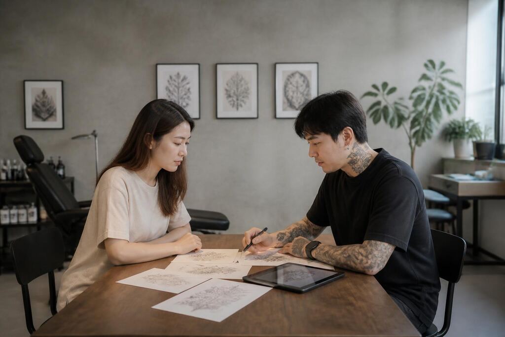 서울 성북구 커스텀 타투 이미지