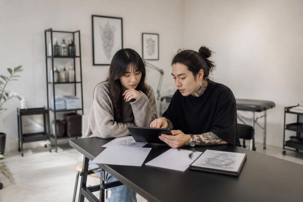 서울 구로구 커스텀 타투 이미지