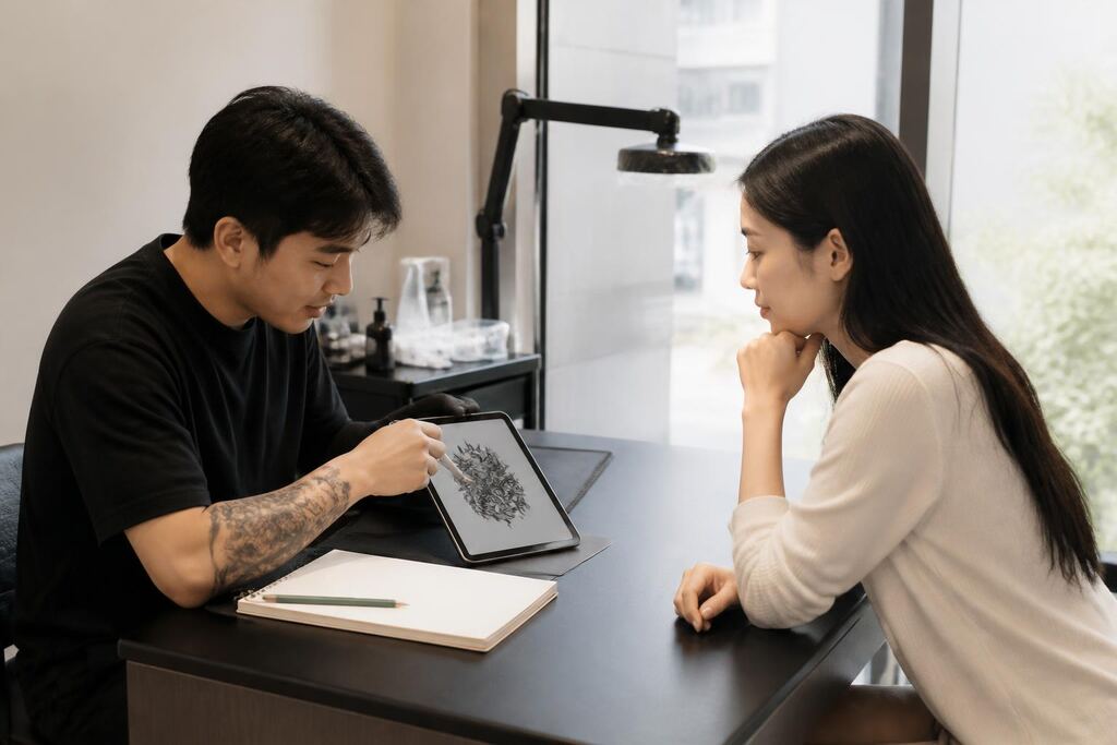 서울 서초구 커스텀 타투 이미지