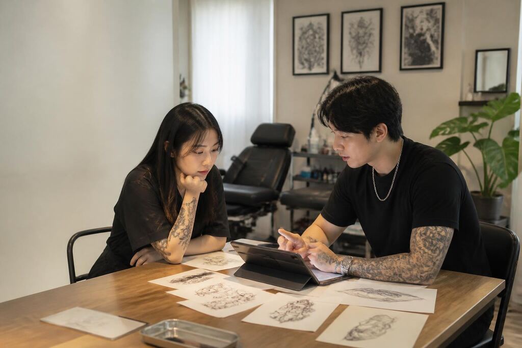 서울 동작구 일러스트·캐릭터 타투 이미지