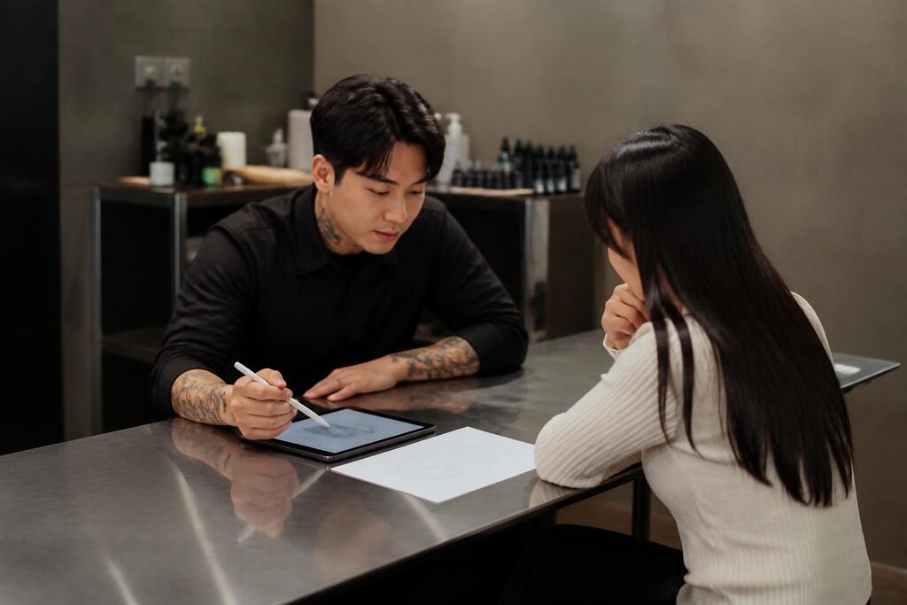 서울 금천구 레터링 타투 이미지