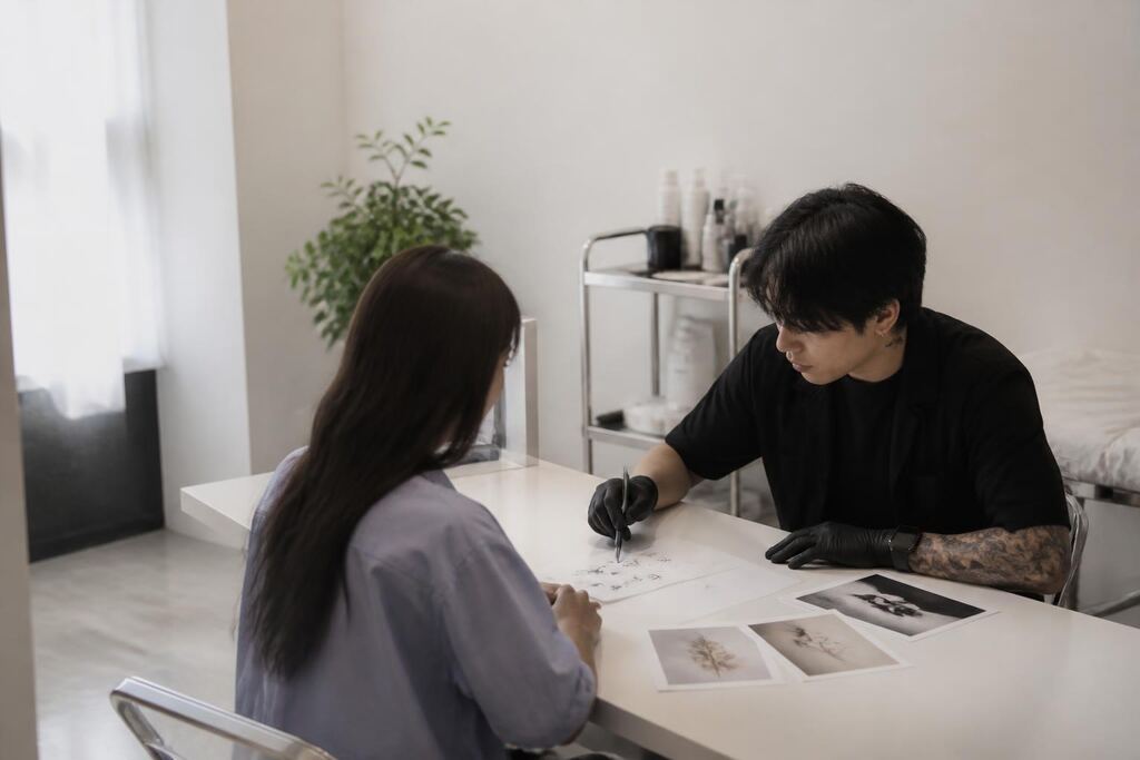 서울 용산구 미니 타투 이미지