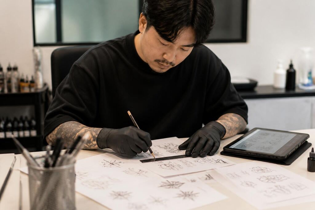 서울 성동구 미니 타투 작업 범위와 현장 조건 이미지