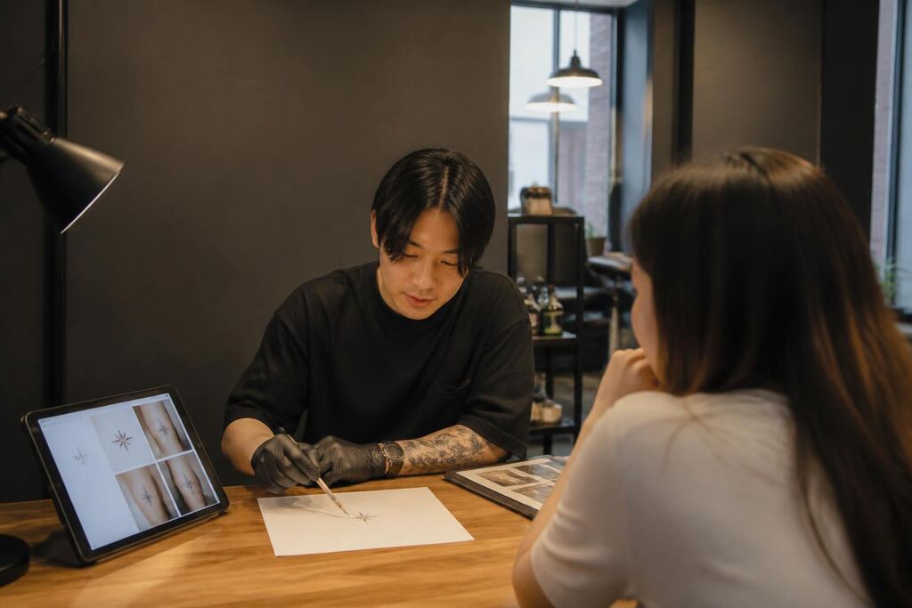 서울 광진구 미니 타투 이미지