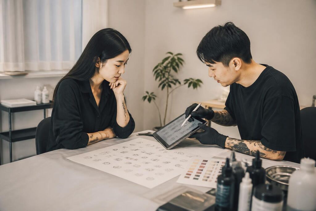 서울 강북구 미니 타투 이미지