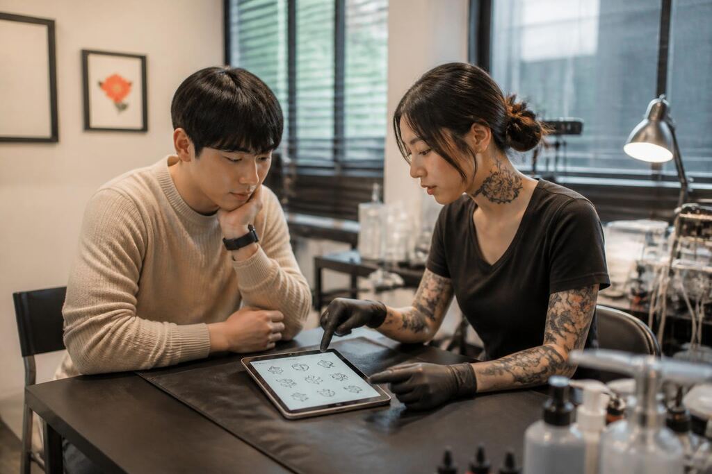 서울 도봉구 미니 타투 이미지
