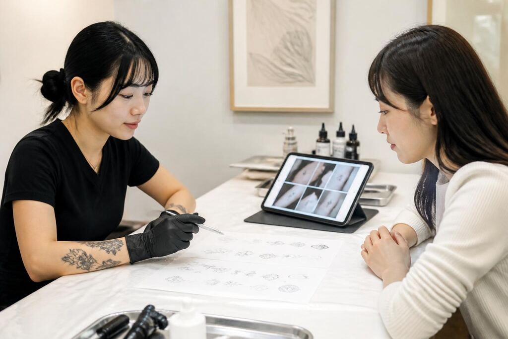 서울 강서구 미니 타투 이미지