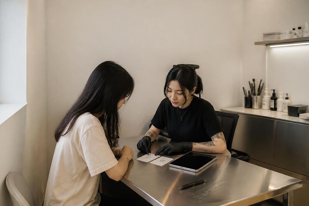 서울 동작구 미니 타투 이미지