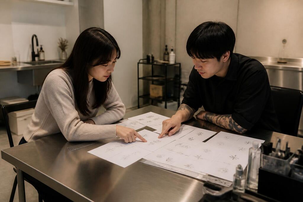 서울 서초구 미니 타투 이미지