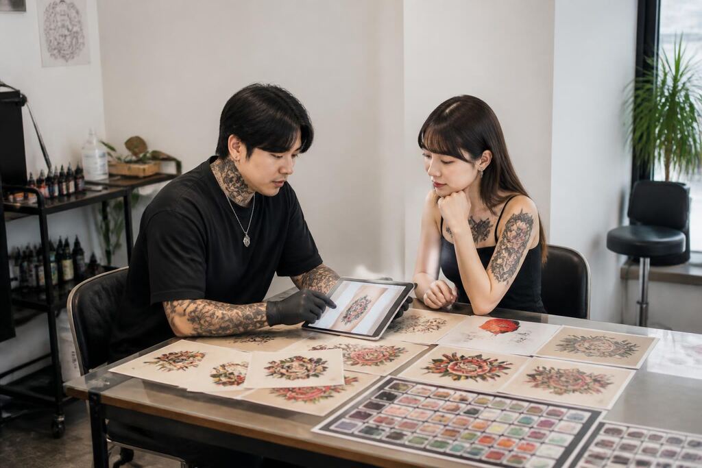 서울 은평구 올드스쿨·뉴스쿨 타투 이미지