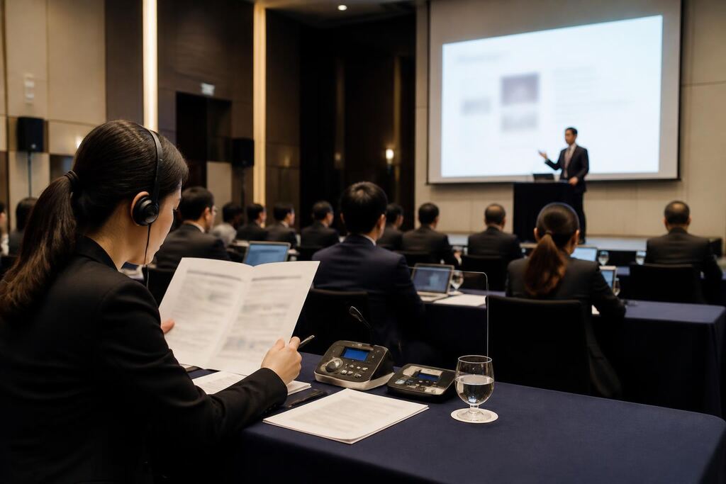 서울 종로구 회의·행사통역 작업 범위와 현장 조건 이미지