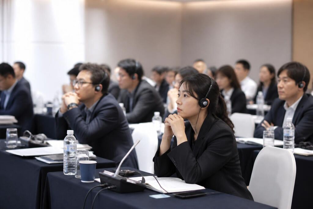 서울 중구 회의·행사통역 이미지