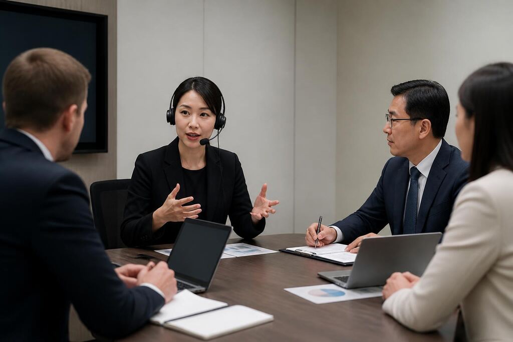 서울 마포구 회의·행사통역 이미지